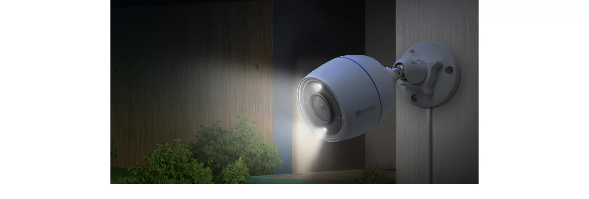 Camera IP Wifi Ezviz H3C 2MP Ngoài Trời Có Mic Thu Âm Có Màu ban đêm