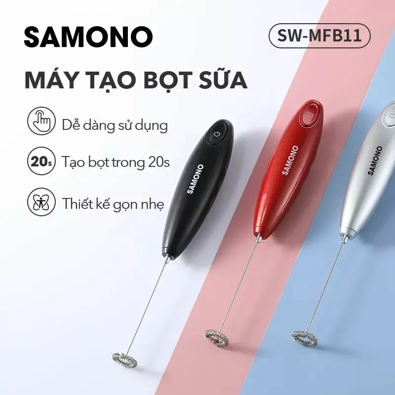 Máy đánh bọt sữa Samono SW-MFB11/MFR11/MFS11