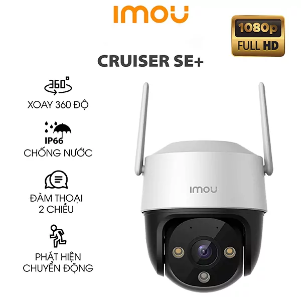 Camera WIFI 2MP iMOU Cruiser SE+ IPC-S21FEP Cảm Biến CMOS