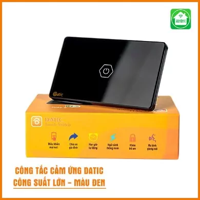 Công tắc cảm ứng WiFi Datic 1 Nút Công Suất Lớn